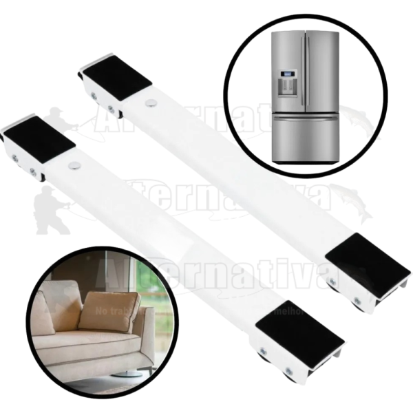 BASE SUPORTE COM RODINHAS PARA FOGÃO/MÁQUINA/GELADEIRA