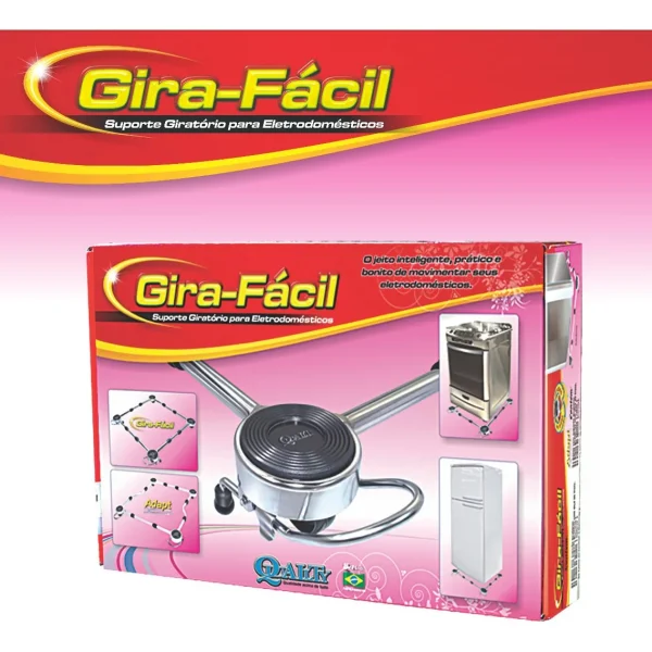 SUPORTE PARA FOGÃO/GELADEIRA GIRA FACIL BRANCO - QUALITY