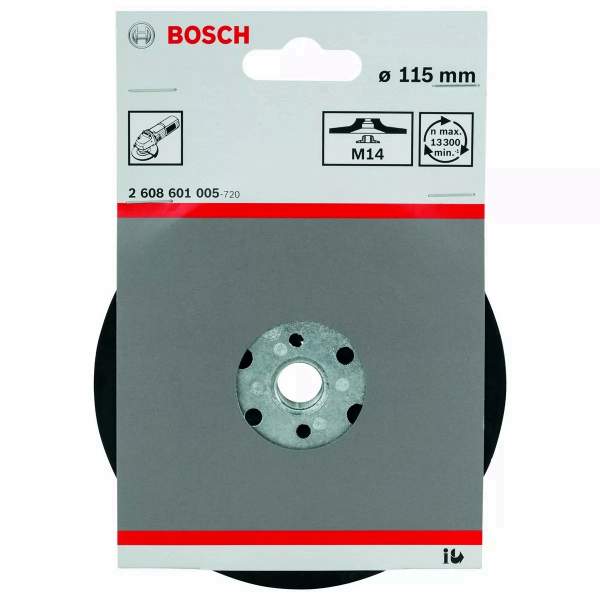 DISCO DE BORRACHA P/ ESMERILHADEIRA 4.1/2" BOSCH C/PORCA-0