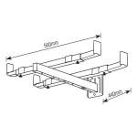 SUPORTE PARA MICROONDAS BRANCO SBR3.6 BRASFORMA-10700