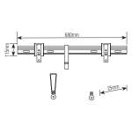 SUPORTE PARA TV LCD FIXO 32-70" SBRL501 BRASFORMA-10609