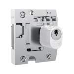 FECHADURA PARA PORTA DE VIDRO CILINDRO OVAL CROMADO 2004 STAM-0