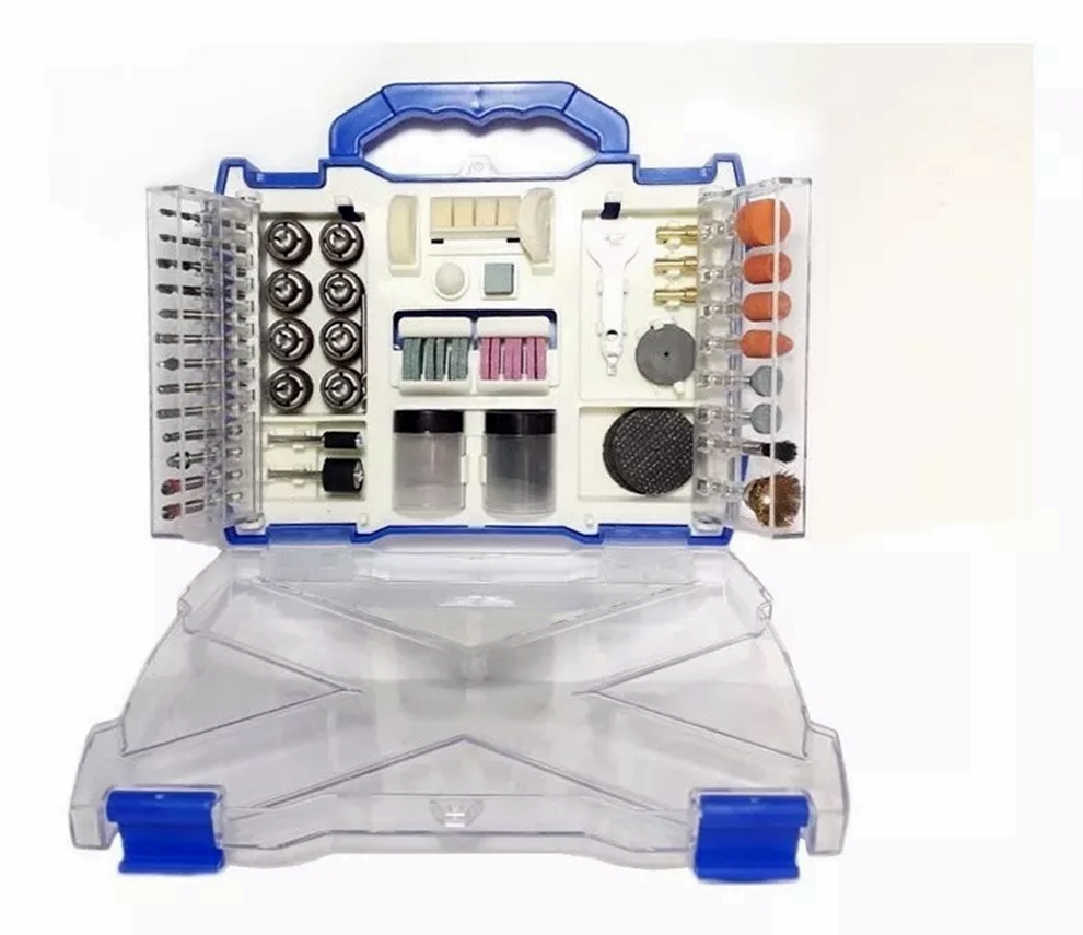 KIT DE ACESSÓRIOS PARA MICRO RETÍFICA 9QR EDA - 145 PEÇAS-11559
