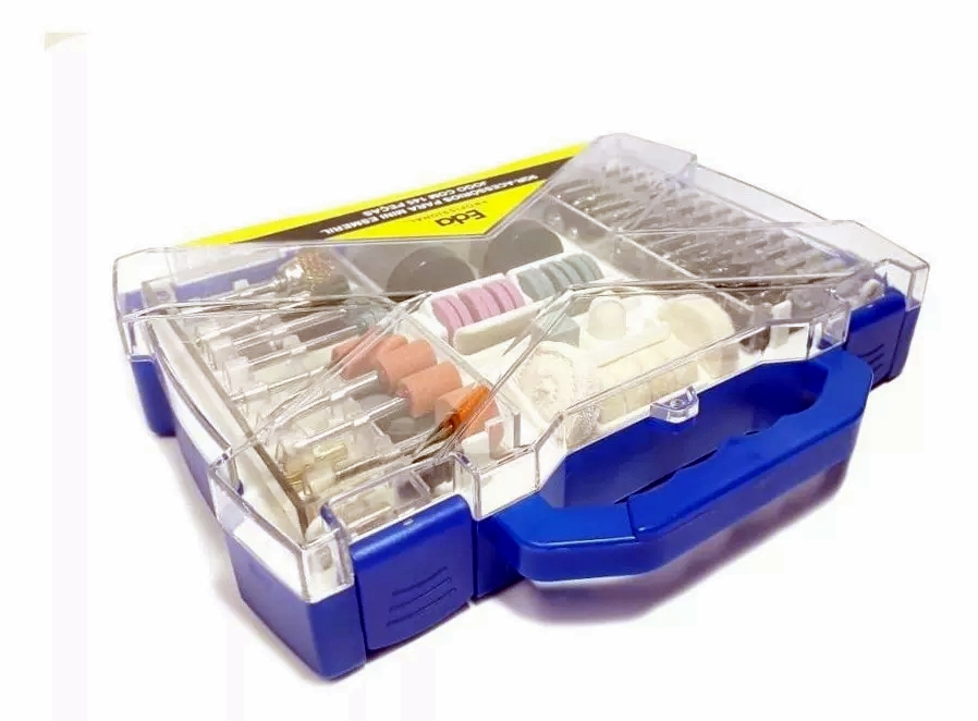 KIT DE ACESSÓRIOS PARA MICRO RETÍFICA 9QR EDA - 145 PEÇAS-11560