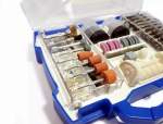 KIT DE ACESSÓRIOS PARA MICRO RETÍFICA 9QR EDA - 145 PEÇAS-11562