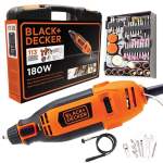 MICRO RETIFICA 180W COM 113 ACESSÓRIOS RT18KA BLACK & DECKER-11736