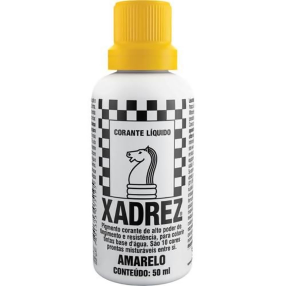 Corante Líquido Xadrez Amarelo 50ml - Mundo Graffiti