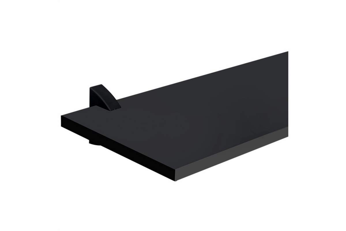 PRATELEIRA 1,5 CONCEPT 20X040CM PRETO PRAT-K-12048