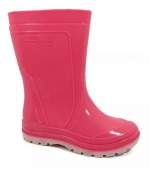 BOTA INFANTIL PEGA FORTE ROSA GALOCHA COM FORRO GRENDENE-9620