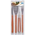 CONJUNTO PARA CHURRASCO 4 PEÇAS INOX 3311 MOR-9827