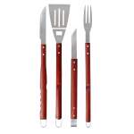 CONJUNTO PARA CHURRASCO 4 PEÇAS INOX 3311 MOR-0