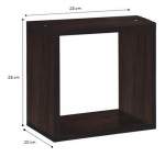 NICHO SIMPLES CUBO TABACO 28X28X20X1,5 PRAT-K-12180