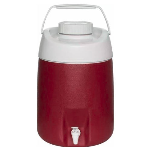 BOTIJÃO TÉRMICO 12 LITROS COM TORNEIRA GLOBALSOL VERMELHO