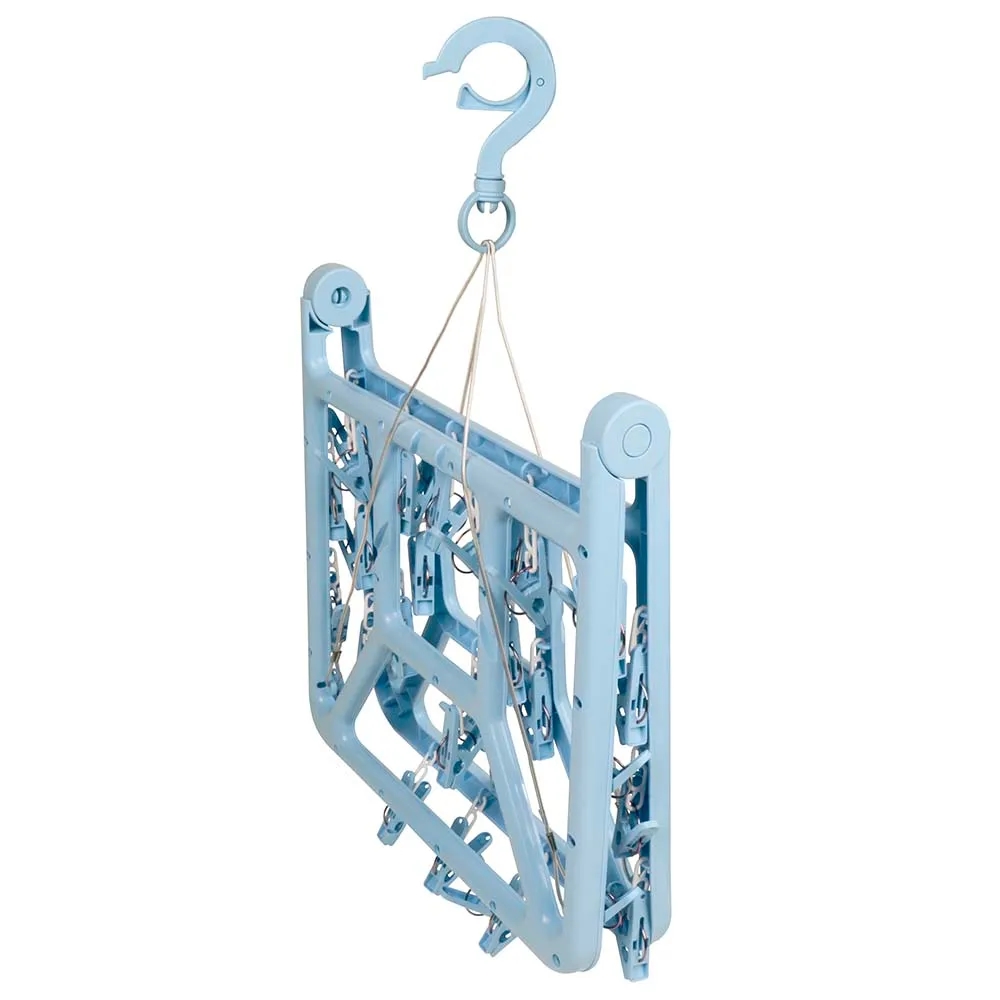 VARAL COM 32 PRENDEDORES QUADRADO DOBRÁVEL MOR 6095-10326