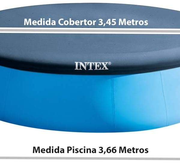 CAPA PARA PISCINA REDONDA 12" 366CM EASY SET INTEX-0