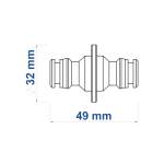 CONECTOR PARA ENGATE RÁPIDO PARA MANGUEIRAS TRAMONTINA 78503000-11044