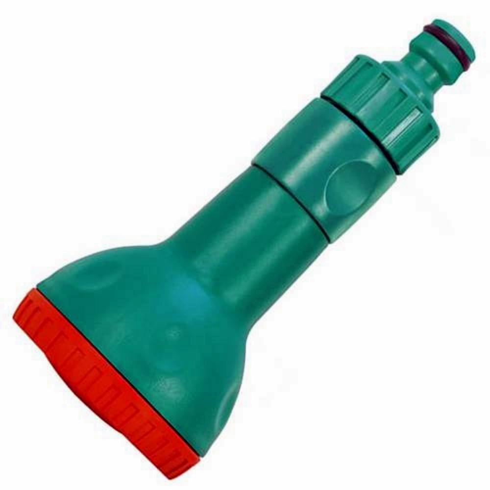ESGUICHO IRRIGADOR PARA ENGATE RÁPIDO COM REGULAGEM E CORTE D'ÁGUA JATO TIPO CHUVEIRINHO TRAMONTINA-11078