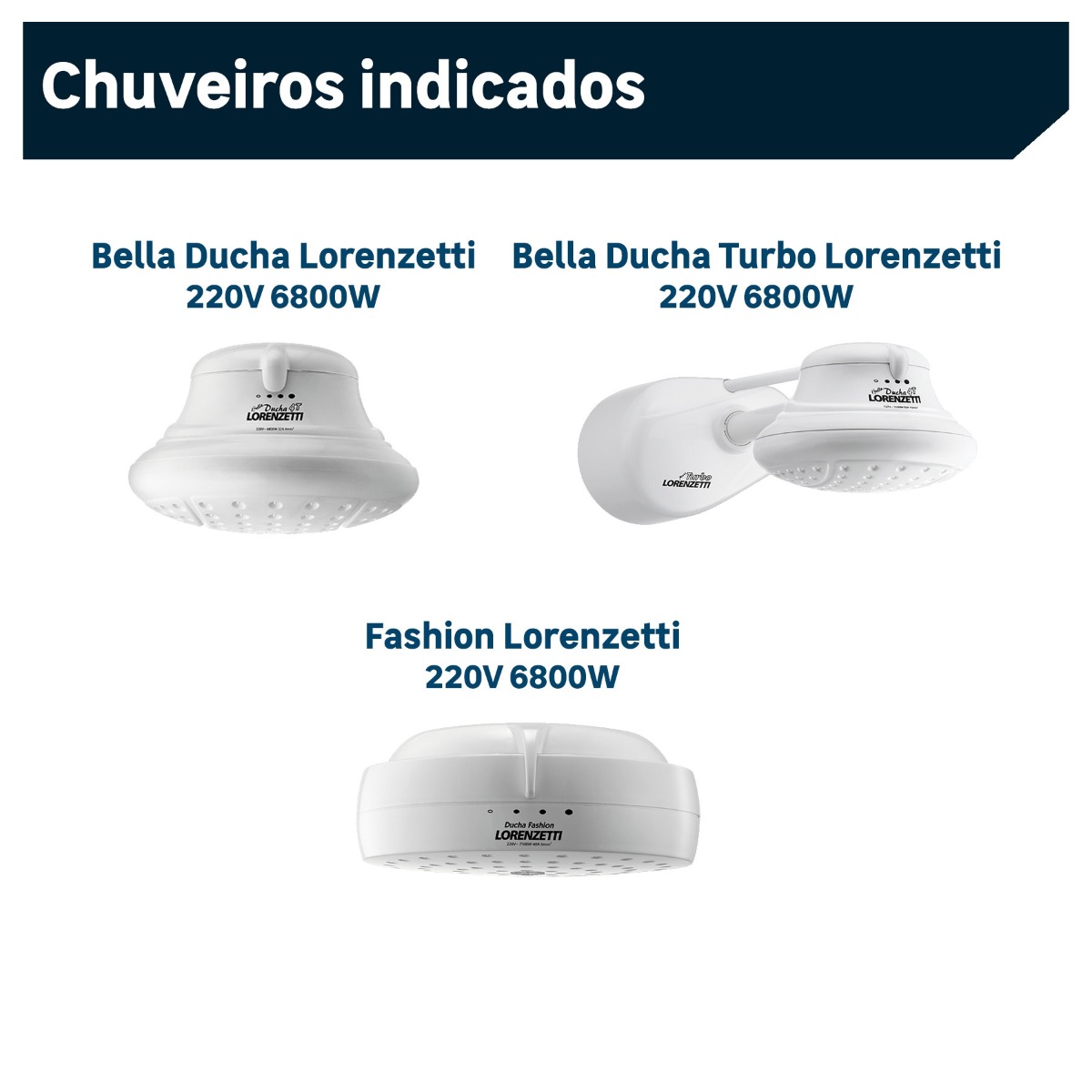 RESISTÊNCIA LORENZETTI 4 TEMPERATURAS BELLA DUCHA 6800W 220V-10579