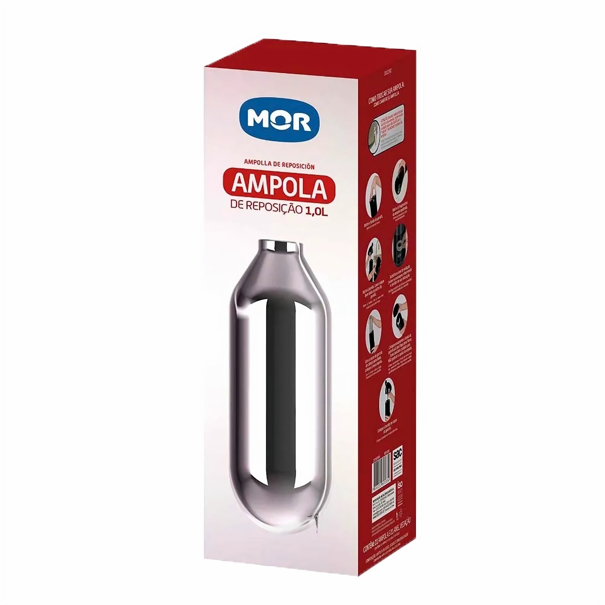 AMPOLA DE REPOSIÇÃO 1,0L PARA GARRAFA TÉRMICA MOR-11212