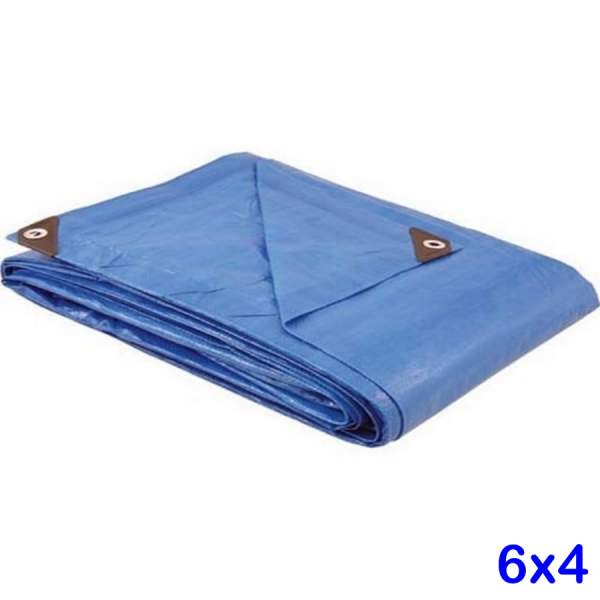 LONA REFORÇADA 06 X 4 COM ILHOES AZUL VONDER PLUS-0