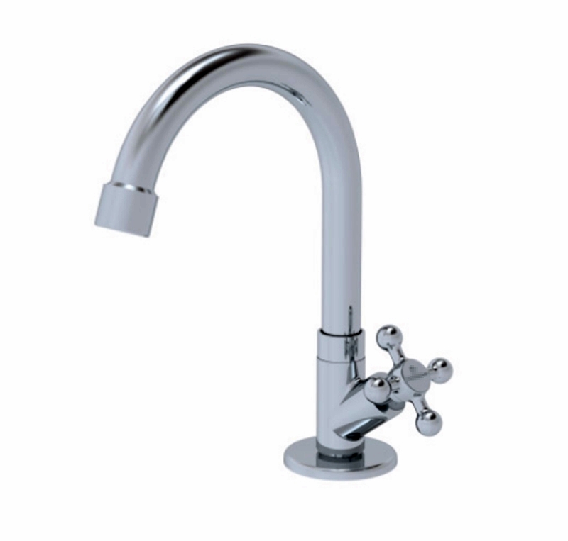 TORNEIRA METAL PARA LAVATÓRIO C-33 2190 1/4 DE VOLTA BICA MÓVEL METALPLAS-0