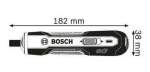 PARAFUSADEIRA 3,6V BATERIA BIVOLT COM MALETA BOSCH GO-11699