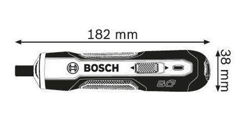 PARAFUSADEIRA 3,6V BATERIA BIVOLT COM MALETA BOSCH GO-11699