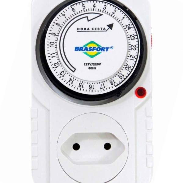 TIMER ANALÓGICO BIVOLT 8769 BRASFORT -0
