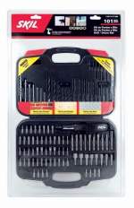 KIT DE BITS, PONTAS E BROCAS COM 101 PEÇAS 2 607 017 087 - SKIL-0