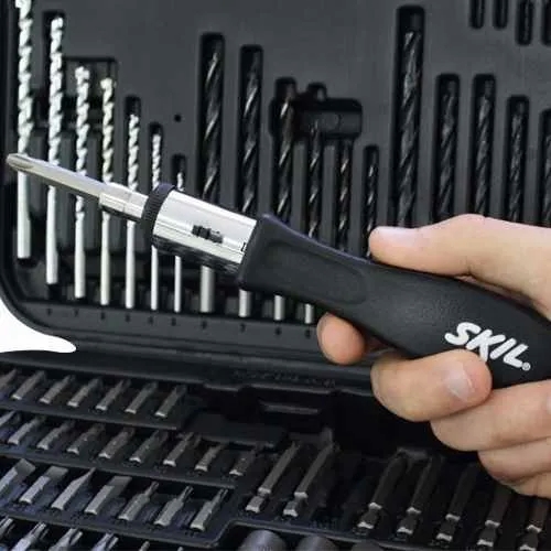 KIT DE BITS, PONTAS E BROCAS COM 101 PEÇAS 2 607 017 087 - SKIL-11852