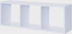 NICHO TRIPLO CUBO BRANCO 80X28X20X1,5 PRAT-K-12205