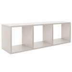 NICHO TRIPLO CUBO BRANCO 80X28X20X1,5 PRAT-K-0