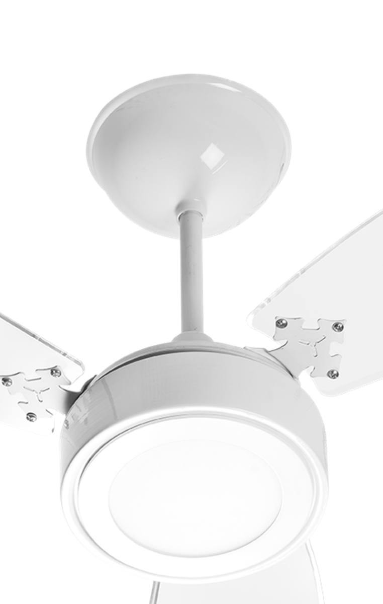 VENTILADOR DE TETO NEW LIGHT LED 127V BRANCO VENTI-DELTA-12771