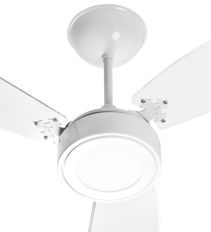 VENTILADOR DE TETO NEW LIGHT LED 127V BRANCO VENTI-DELTA-12775