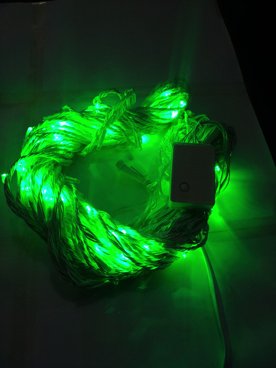 CORTINA DE LED COLORIDA 3MX2,5M COM 300 LÂMPADAS -12522