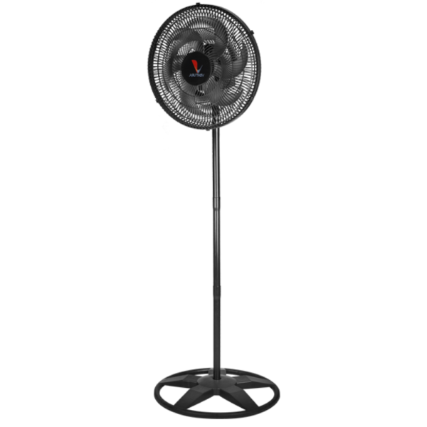 VENTILADOR DE COLUNA 50CM BIVOLT PRETO VENTI-DELTA