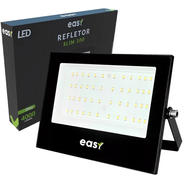 REFLETOR DE LED BRANCO SLIM100 100W EASY